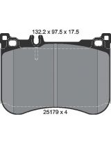 Textar 2517903 Колодки дисковые передние