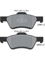 Textar 2289701 Колодки дисковые передние