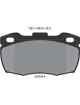 Textar 2151901 Колодки дисковые