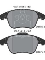 Textar 2455801 Колодки дисковые передние