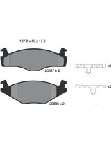 Textar 2088708 Колодки дисковые передние