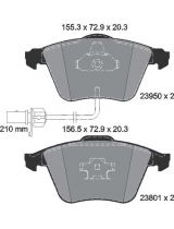 Textar 2395001 Колодки дисковые передние