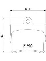 Textar 2190003 Колодки дисковые