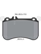 Textar 2521901 Колодки дисковые