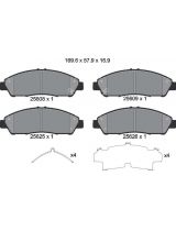 Textar 2560801 Колодки дисковые