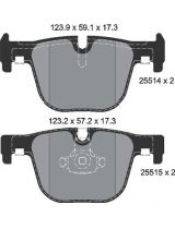 Textar 2551401 Колодки дисковые