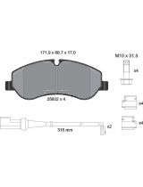 Textar 2560201 Колодки дисковые