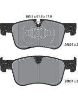 Textar 2583601 Колодки дисковые