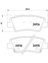 Textar 2493401 Колодки дисковые задние