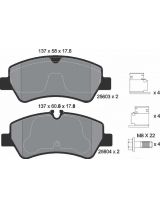 Textar 2560301 Колодки дисковые