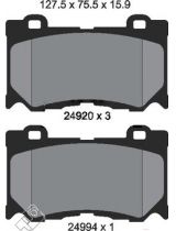 Textar 2492001 Колодки дисковые