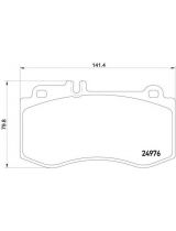 Textar 2497601 Колодки дисковые передние