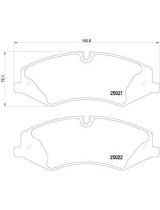 Textar 2502101 Колодки дисковые передние