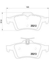 Textar 2521201 Колодки дисковые задние