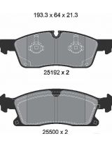 Textar 2519202 Колодки дисковые передние