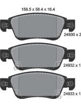 Textar 2493001 Колодки дисковые