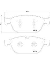 Textar 2516002 Колодки дисковые передние
