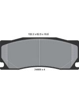 Textar 2485001 Колодки дисковые передние