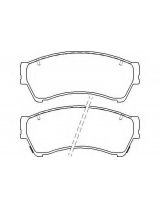 Textar 2458202 Колодки дисковые передние