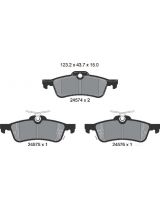 Textar 2457401 Колодки дисковые задние