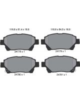 Textar 2477801 Колодки дисковые передние