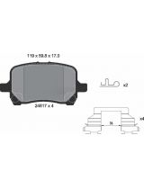 Textar 2481701 Колодки дисковые