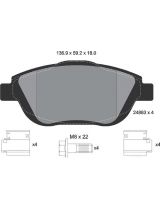 Textar 2488301 Колодки дисковые