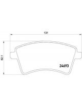 Textar 2469301 Колодки дисковые