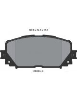 Textar 2470801 Колодки дисковые задние