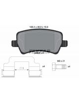 Textar 2449601 Колодки дисковые задние