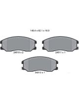 Textar 2451001 Колодки дисковые передние