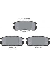 Textar 2449801 Колодки дисковые задние