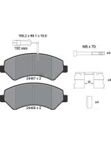 Textar 2446703 Колодки дисковые