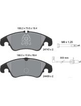 Textar 2474301 Колодки дисковые передние