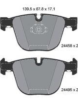 Textar 2445801 Колодки дисковые задние