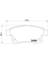 Textar 2448601 Колодки дисковые