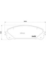 Textar 2445201 Колодки дисковые передние