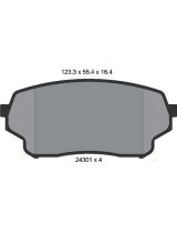 Textar 2430101 Колодки дисковые