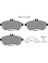 Textar 2430601 Колодки дисковые передние