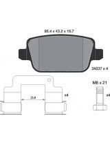 Textar 2453701 Колодки дисковые