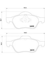 Textar 2453501 Колодки дисковые передние