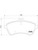 Textar 2430602 Колодки дисковые передние