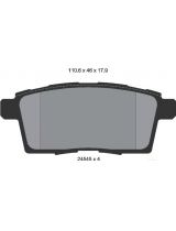 Textar 2454501 Колодки дисковые задние