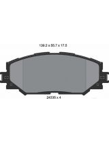 Textar 2433601 Колодки дисковые передние