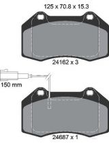 Textar 2416202 Колодки дисковые