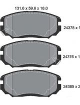 Textar 2437501 Колодки дисковые