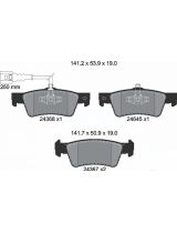 Textar 2436801 Колодки дисковые задние