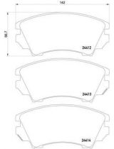 Textar 2441201 Колодки дисковые передние