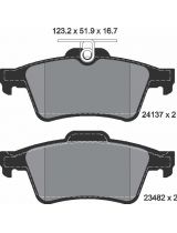 Textar 2413701 Колодки барабанные задние