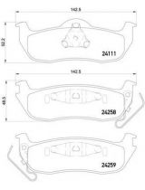 Textar 2425801 Колодки дисковые
